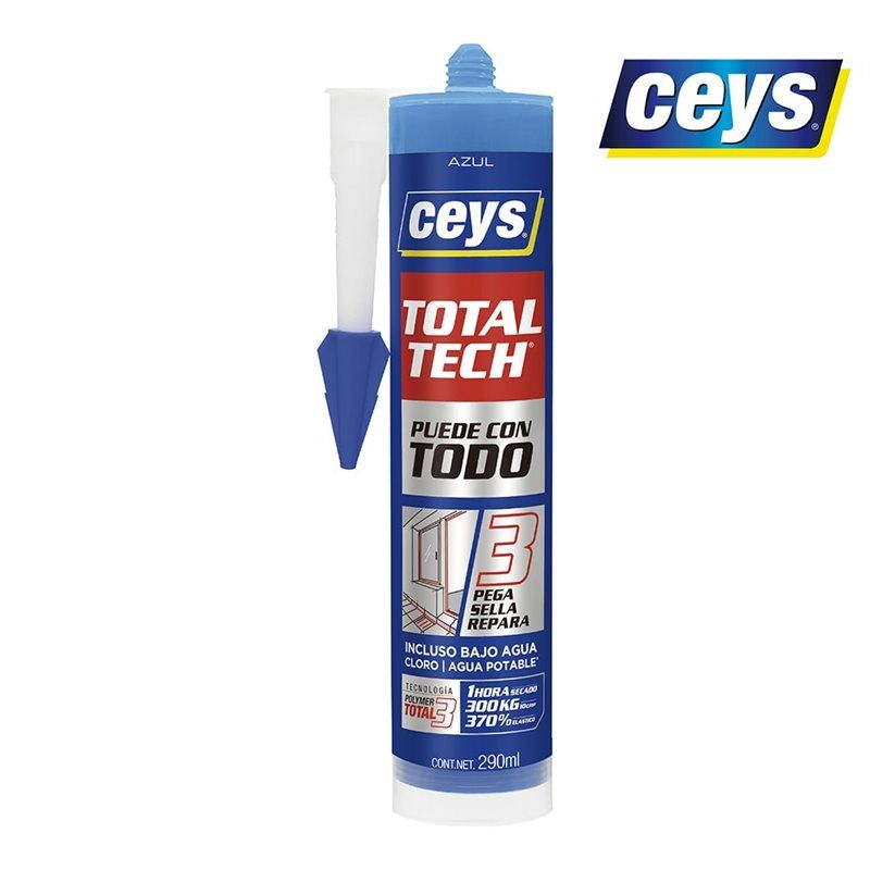 CEYS TOTAL TECH AZUL CARTUCHO 290ML 507125