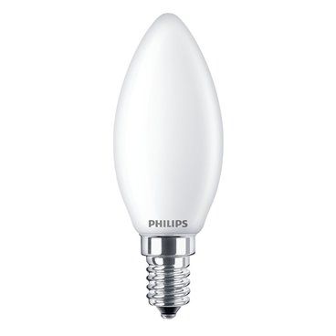 Lâmpada vela LED PHILIPS E14 4.3W 470lm 4000K luz natural