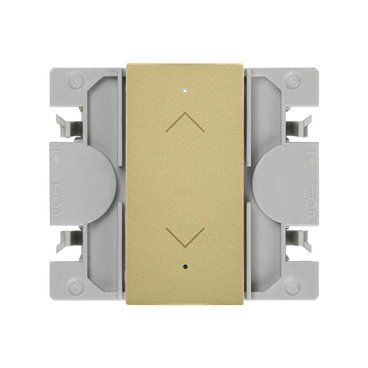 SIMON 270 | Interruptor persianas iO con tecla estrecha bronce 21001333-097