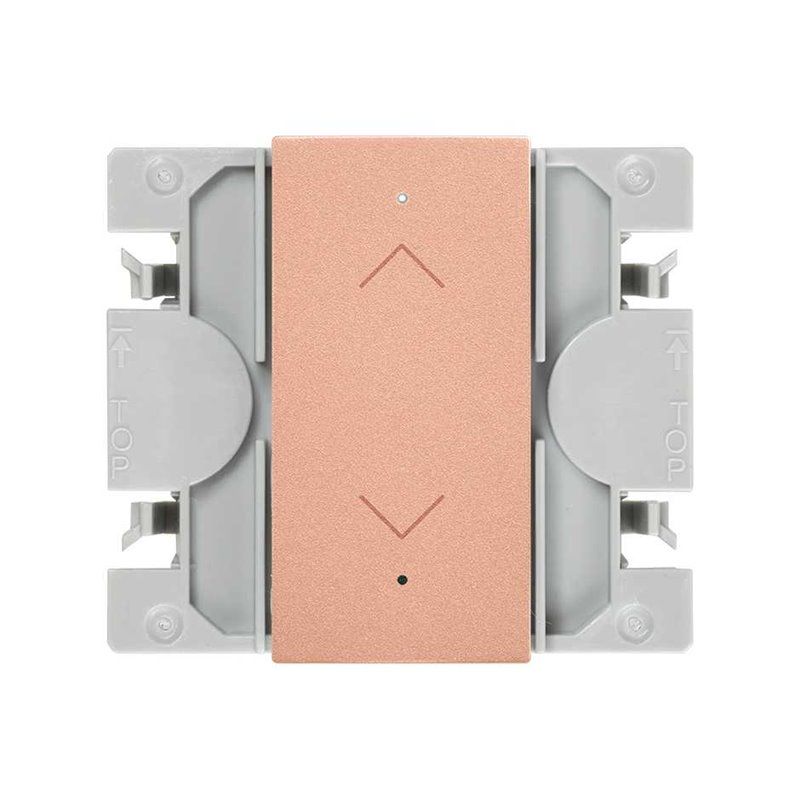 SIMON 270 | IO blind switch with narrow copper button 21001333-091