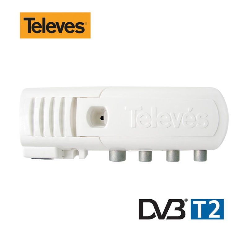 Amplificador TV vivienda 1E 2S+TV Televes 552840