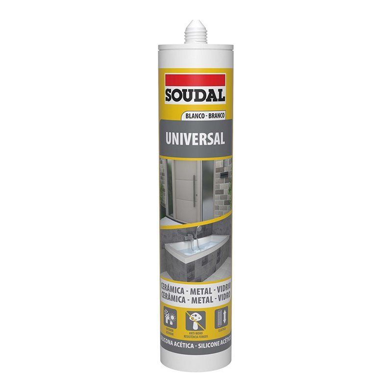 Silicona universal blanca 280ml 103184 soudal