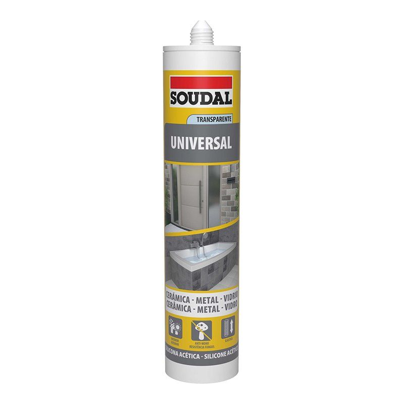 SOUDAL Silicone Universal Translúcido 280ml 103183