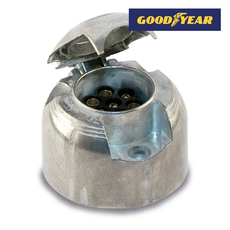 Hembra conexion remolque metalica 7 p goodyear