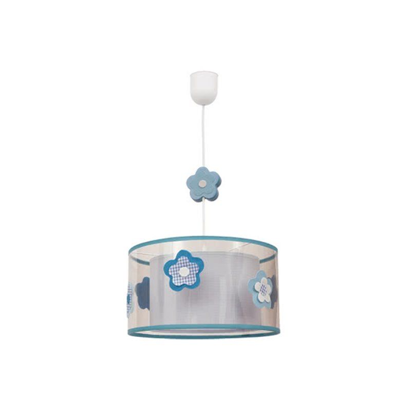 Luminária pendente infantil Celeste Flower 1xE27 (Ø30cm)