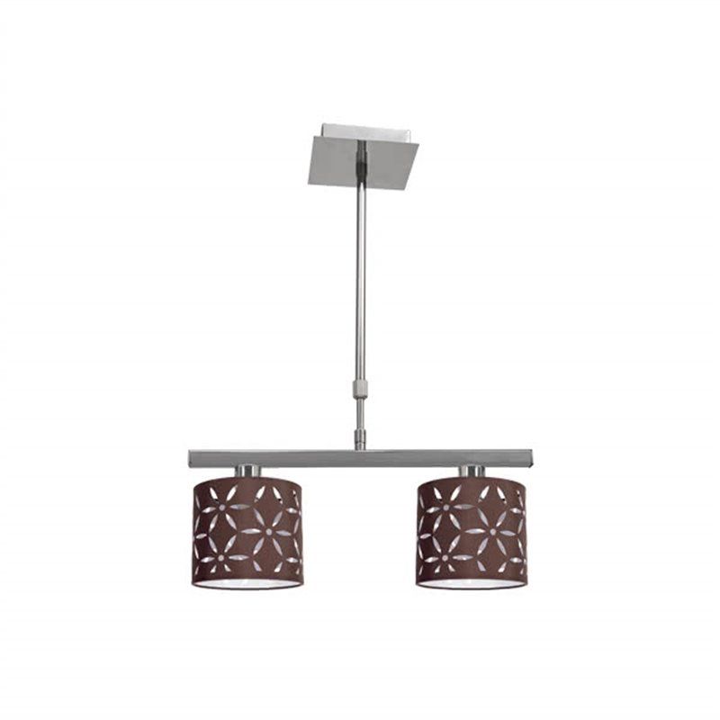 FAB 052452002 | Lampara Ipanema 2xe14 Marron Regx42