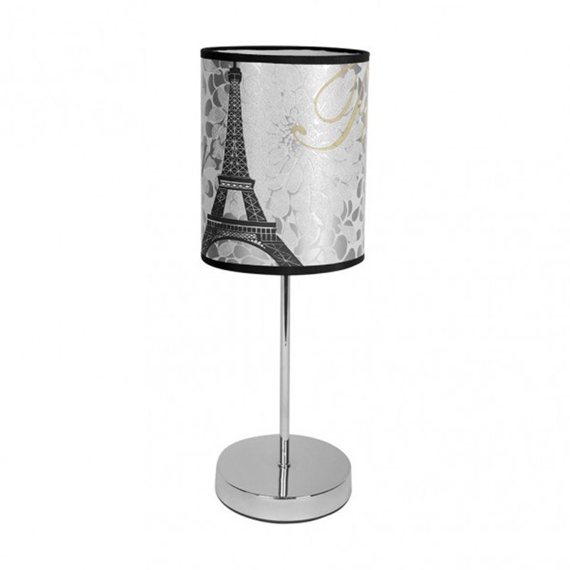 Candeeiro de mesa Eiffel Prata 1xE14 (Ø16x43cm)