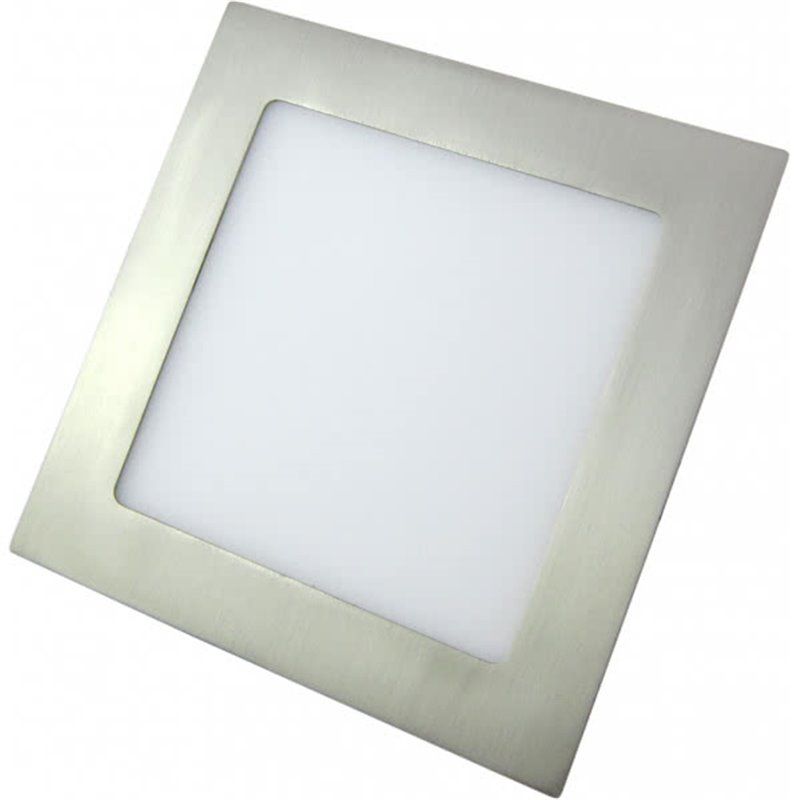 FAB 069181203 | Downlight 12w 6500k Cuadrado Agamenon 990lm Niquel 17x17