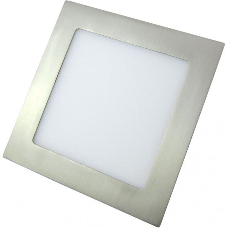 FAB 069182403 | Downlight 24w 6500k Cuadrado Agamenon 1900lm Niquel 22x22