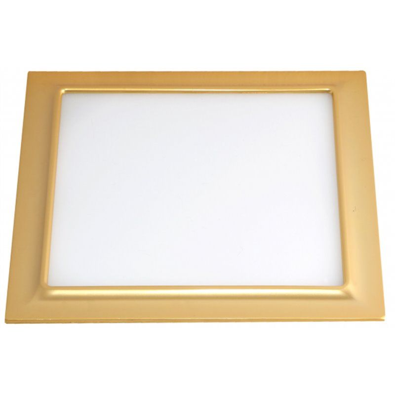 Downlight Ventura Ouro LED 16W 3000K 1280lm (18x18x1,5cm)