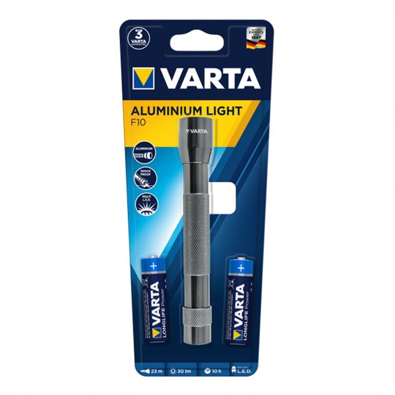 FAB LIN16627101421 | Lanterna Led Varta 2xlr06 Incluída Alumínio 14,2x2,35d