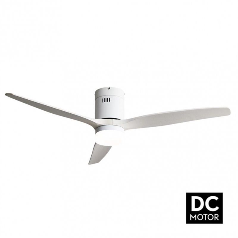 Ventilador de Teto DC Aguilon Branco 18W 3 Lâminas Brancas