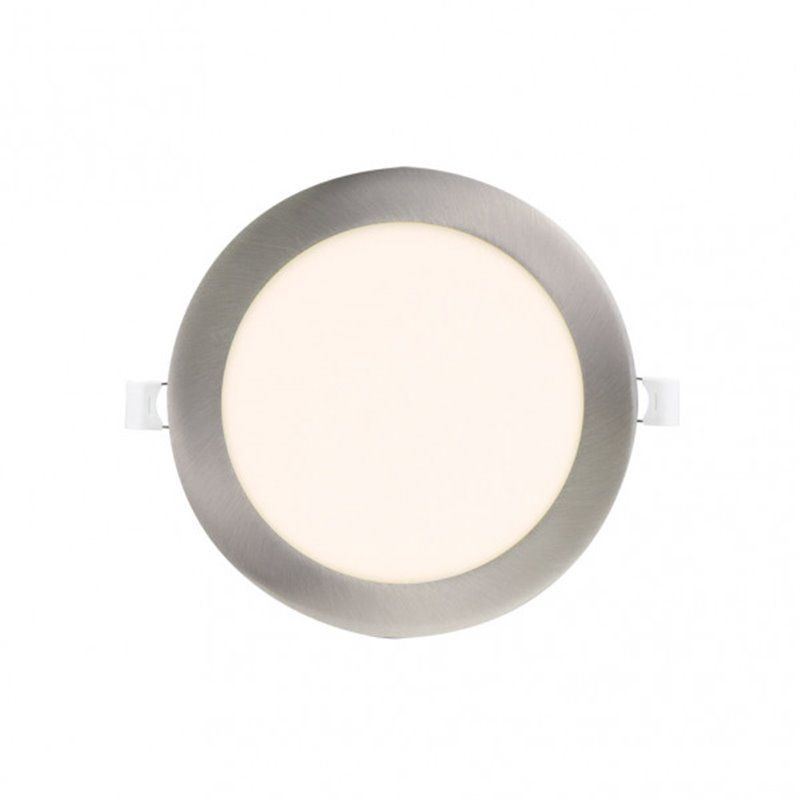 FAB 146891803 | Downlight Obsidiana 18w 4000k Niquel Redondo 1530lm 2,5x22,5x22,5 Cm Corte 20,5 Cm