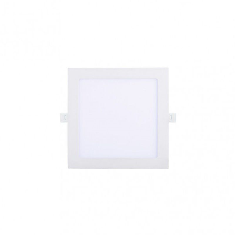FAB 146981201 | Downlight Basalto 12w 65000k Blanco Cuadrado 1080lm 2,5x17x17 Cm Corte 15,5x15,5 Cm
