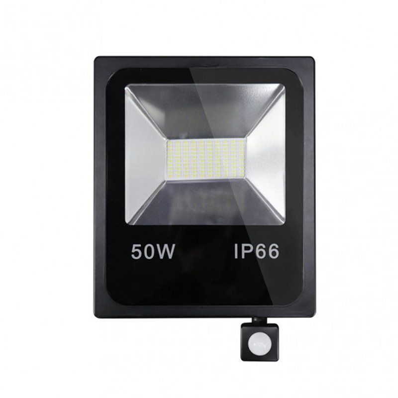 FAB 147780509 | Proyector C/sensor  Olivino 50w 6500k Negro 4500lm  Led Sm Ip66 33,5x24x6 Cm