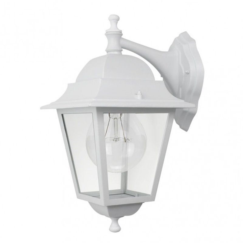 FAB 149261001 | Luz exterior de alumínio da parede de Spica 1xe27 Ip44 branco 42x28x21,5 Cm