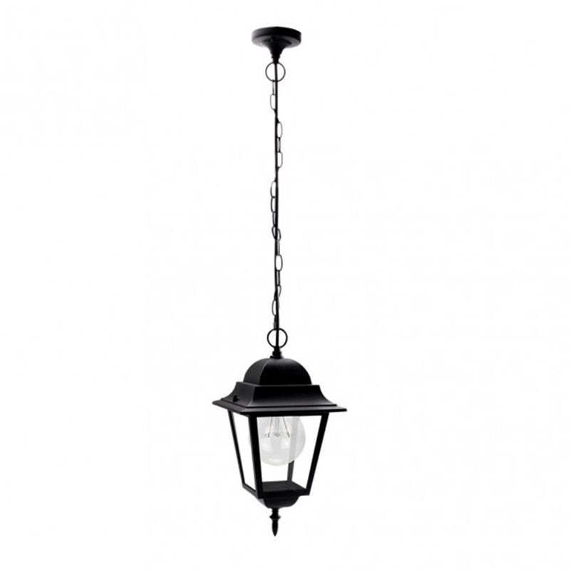 FAB 149291009 | Colgante Exterior Aluminio Spica 1xe27 Negro Ip44  Regx21,5x21,5 Cm