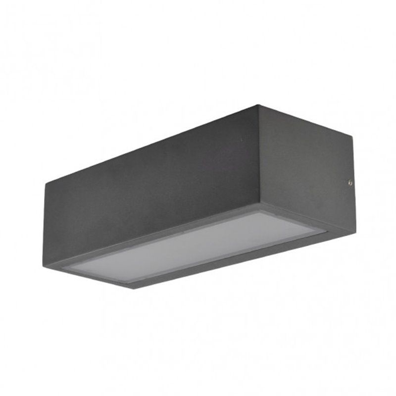 FAB 150860155 | Aplique Exterior Conga Gris Oscuro 1xe27 Ip54 10,5x26x6,5 Cm