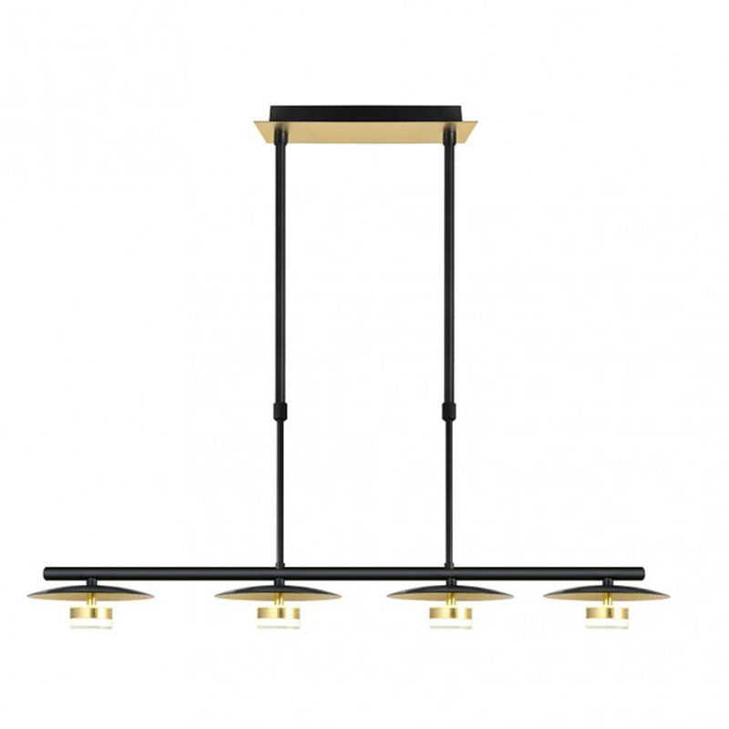 FAB 153654016 | Lâmpada Cidade do Cabo 4l 24w 4000k Preto/dourado 40x62x83,7 cm 1920 Lm