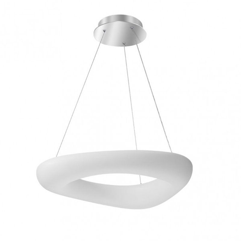 FAB 154791101 | Colgante Paris Pq 60w 3000-4000-6500k Blanc/plata  5100lm Regulable  Memoria Regx53x63 Cm