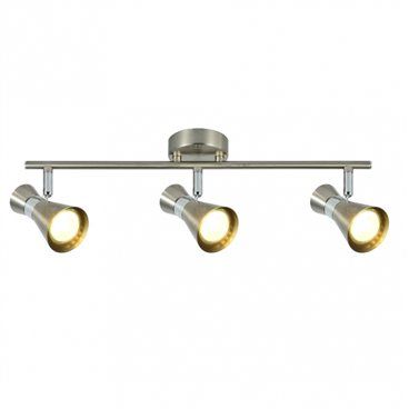 FAB 142393003 | Regleta Maximo 3xgu10 Niquel/cromo 15x48,5x8,5 Cm