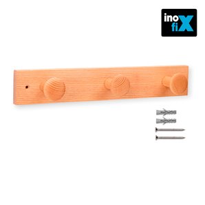 Colgador triple para escobas (blister) inofix EDM 66542