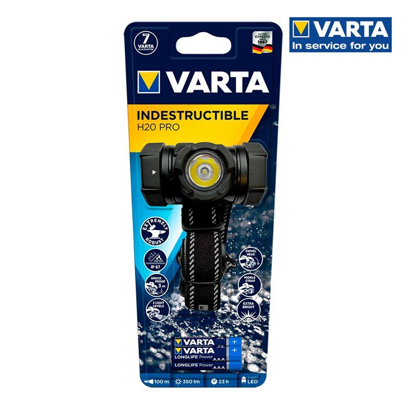 Farol indestrutível Varta h20