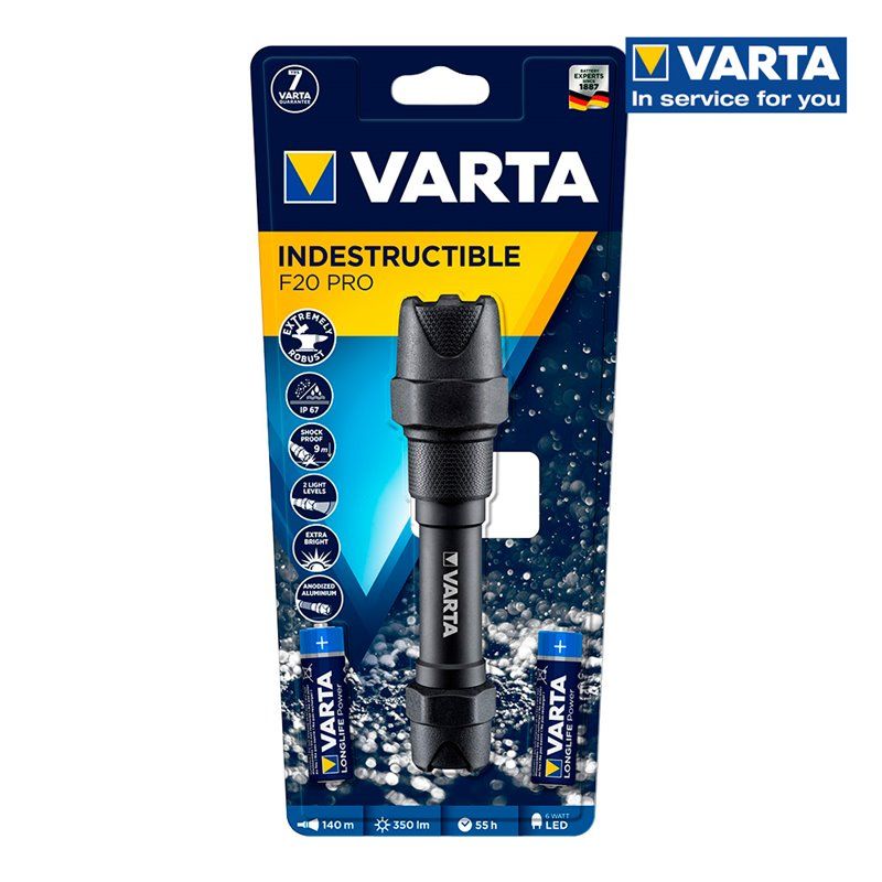 Lanterna indestrutível Varta f20 pro