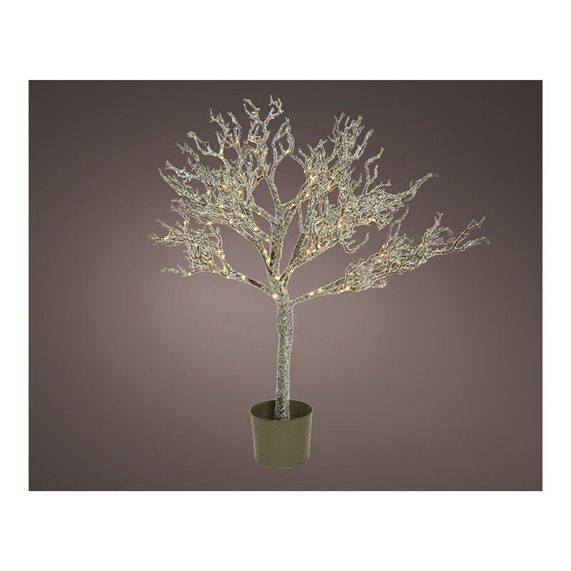 Arbol led modelo rustico con maceta ip44 100cm 151l