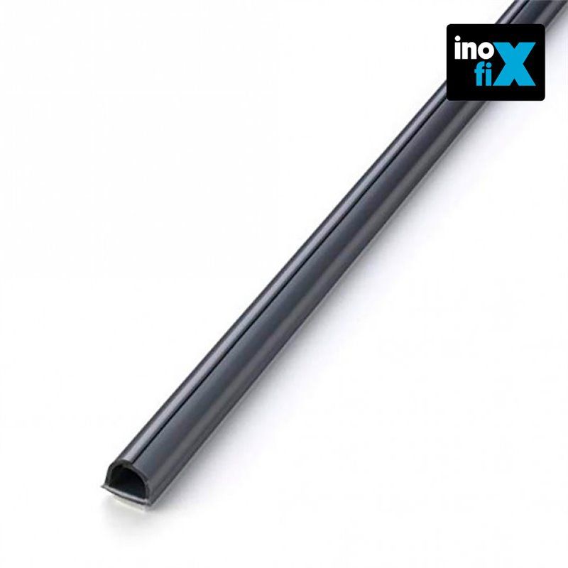 Adesivo Cablefix 8x7mm Cinza metálico 4m (Blister) INOFIX
