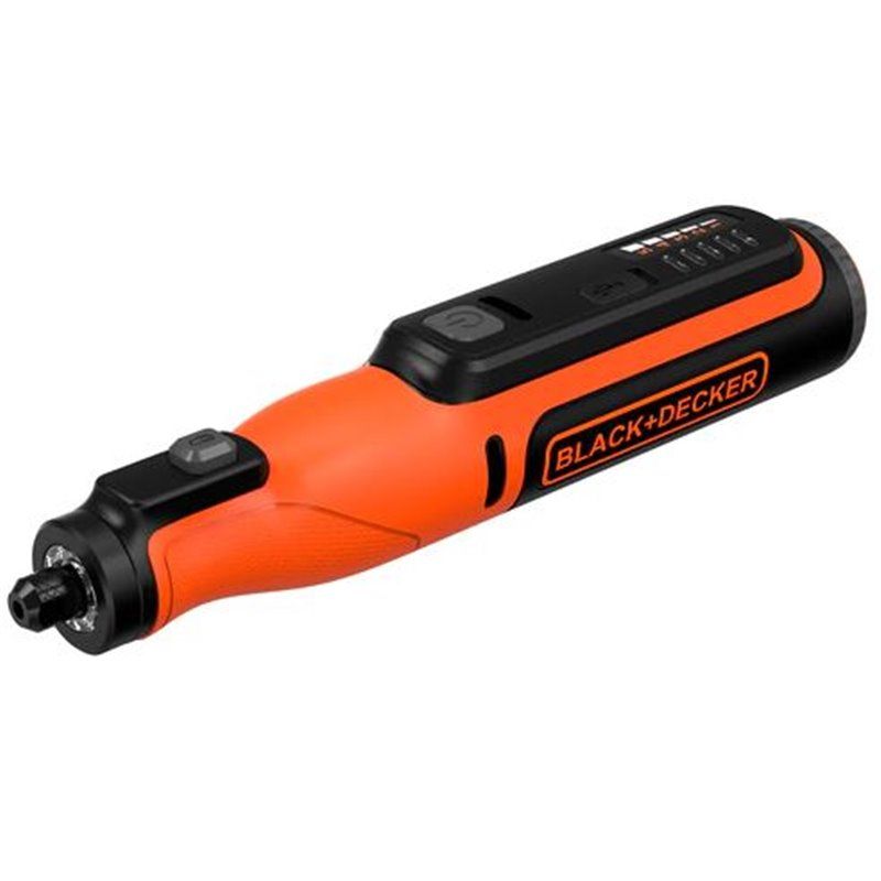  MULTI-HERRAMIENTA ROTATIVA 7,2V  BLACK+DECKER. VELOCIDAD VARIABLE 3.500-29.500 RPM, BATERÍA INTEGRADA DE 1,5Ah. INCLUYE 53 ACCE