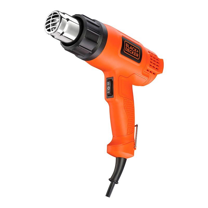 DECAPADOR TÉRMICO 1.750 W BLACK+DECKER. TEMPERATURA DE FUNCIONAMIENTO 400-600ºC Y CAUDAL DE AIRE 570-740L/MIN.