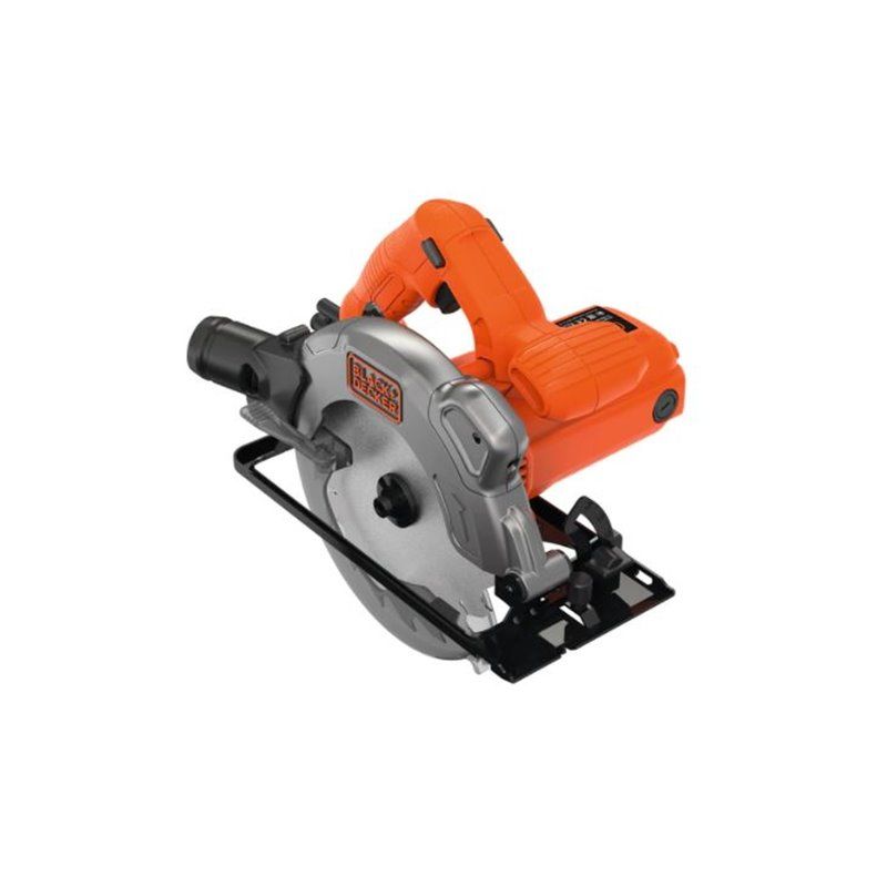  SIERRA CIRCULAR 1.250W BLACK+DECKER 1900, PROFUNDIDAD DE CORTE 66MM, BISEL 0-45º, VELOCIDAD 5.300 RPM. INCLUYE GUÍA LÁSER, 1 DI