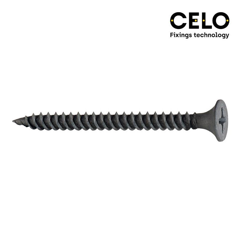 Caja 500 uni. tornillo pladur placa-metal din/ref ssf 3,5x55 fosfat. celo