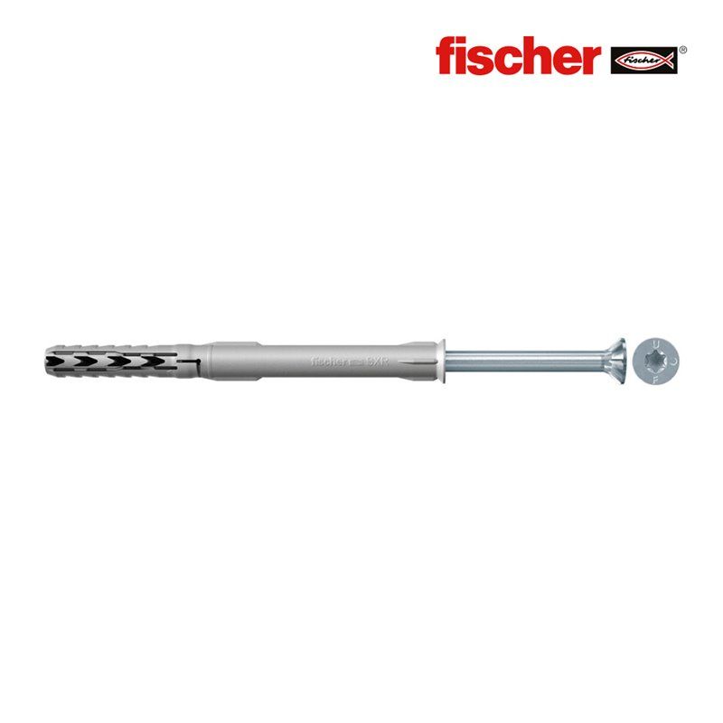 Plugues T com Parafuso FISCHER SXR Ø10x80mm - Caixa de 50 unidades 46263