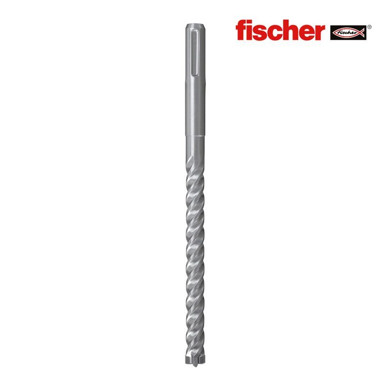 BROCA SDS PLUS QUATTRIC II 12/550/600 F544213 FISCHER. IDEAL PARA EL HORMIGON ARMADO GRACIAS A SUS CUATRO PUNTAS, GARANTIZA LOS 