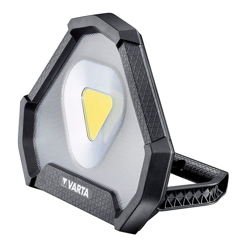 LINTERNA WORK FLEX STADIUM LIGHT VARTA. BATERÍA RECARGABLE DE IONES DE LITIO HASTA 1450 LM (3 MODOS DE LUZ). TECNOLOGÍA COB LED.