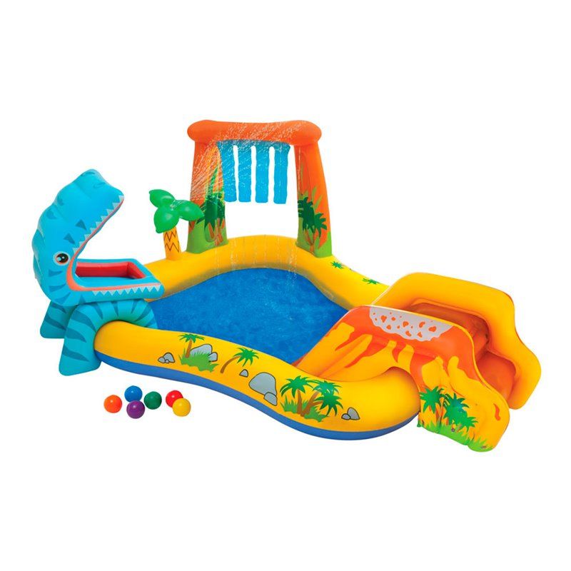 Piscina Insuflável Infantil 'Ocean Play Center' 249x191x109cm