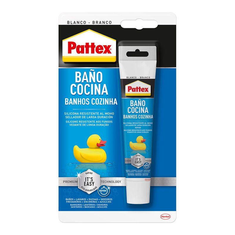 PATTEX Silicone Banheiro Cozinha Branco 50ml