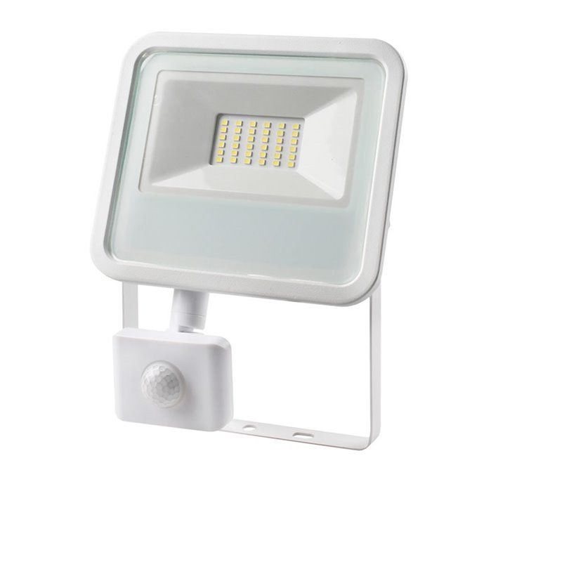 Projetor LED 30W 2370lm 6400K Luz Fria com Sensor de Presença 15,8x20x4,5cm EDM