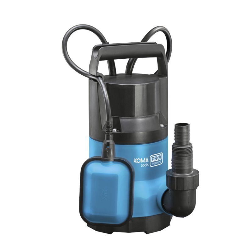 BOMBA 400W AGUA LIMPIA KOMA TOOLS 230-50HZ MAX. CAUDAL 8.000L/HORA, ALTURA MAXIMA 7MTS, PROFUNDIDAD DE ASPIRACION MAXIMA: 7MTS, 