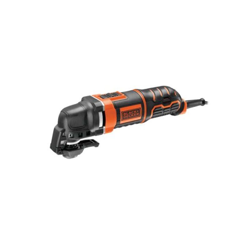  MULTI-HERRAMIENTA OSCILANTE 300W  BLACK+DECKER. VELOCIDAD VARIABLE 10.000-22.000 OPM, ÁNGULO OSCILACIÓN 1,4º/2,8º. INCLUYE 12 A