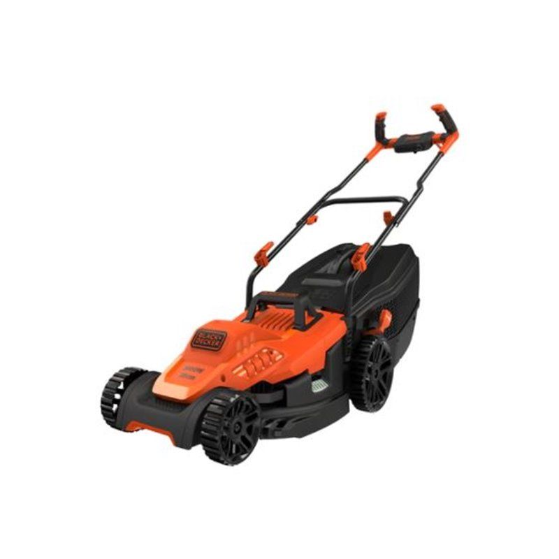 S.OF. CORTACESPED 1.600W 38cm 220-240V BEMW471BH-QS BLACK DECKER. EMPUÑADURA ENGOMADA, IDEAL PARA CORTAR HASTA 600m², BOLSA DE 4