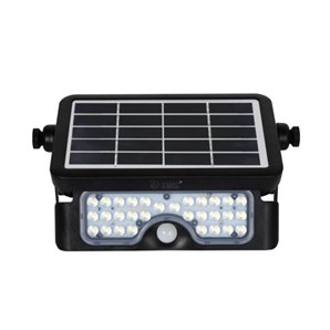 Projecteur exterieur LED 10W noir 6000K 720lm 230V 100° IP65 Série P