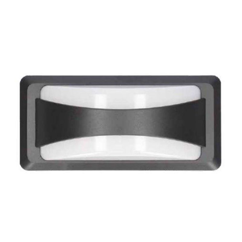 Aplique pared LED Anthe 12W 6500K IP65 Gris antracita