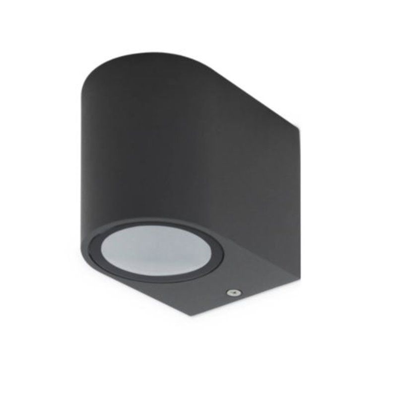 Bañador pared Intra 1 luz GU10 Max. 35W IP44 Antracita