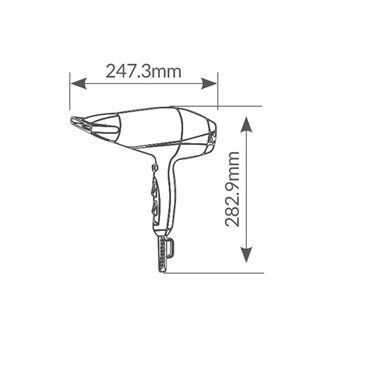 Secador Libis 2000W con concentrador de aire y difusor