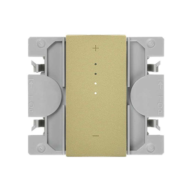 SIMON 270 | Dimmable switch iO 1-10V iO with narrow button bronze 21001317-097