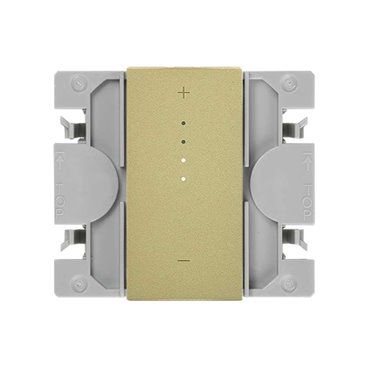 SIMON 270 | Dimmable switch iO 1-10V iO with narrow button bronze 21001317-097