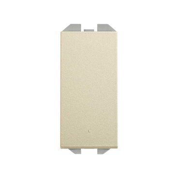 SIMON 270 | Druckknopfschalter 10 AX schmales Modul cava 20001201-094